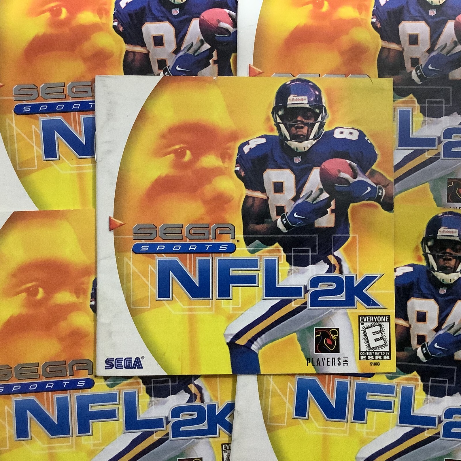 NFL 2K SEGA Dreamcast Instruction Manual Only