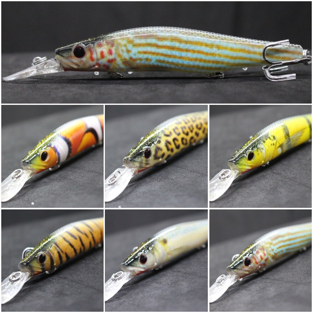 Jerkbait Bait Bass Fishing Lure wLure 5 1/4 inch 2/3 oz Lifelike HM629