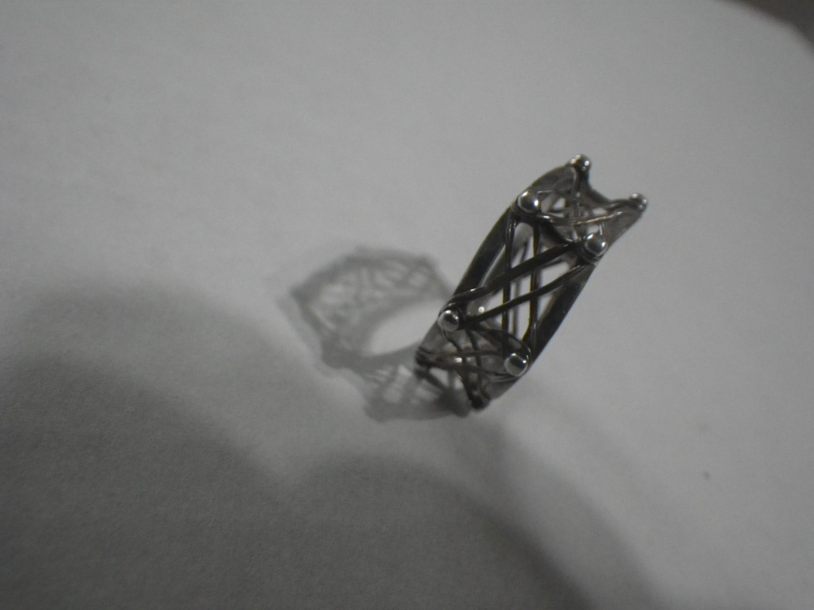 Hand Made Sterling Silver Ring SIZE 8