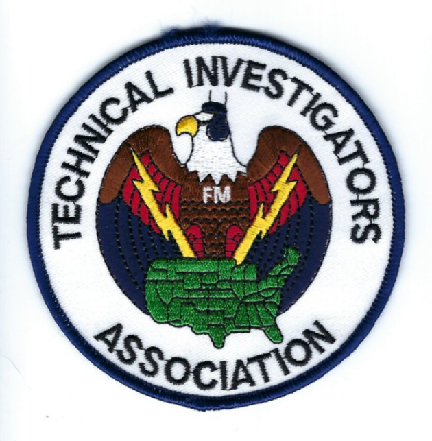 National Technical Investigators' Association Electronic Surveillance patch NEW!