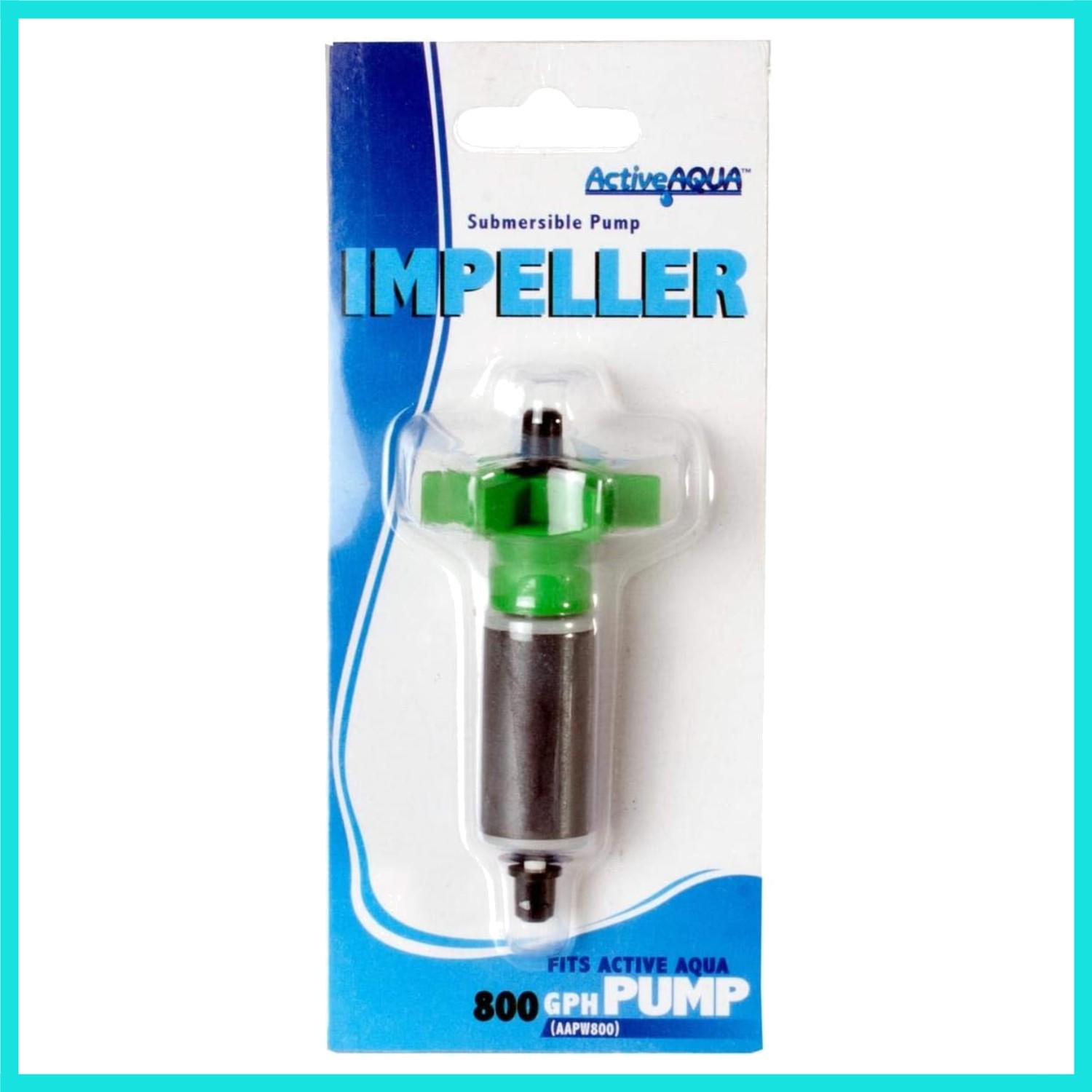 Active Aqua 800 GPH Pump Replacement Impeller, Black
