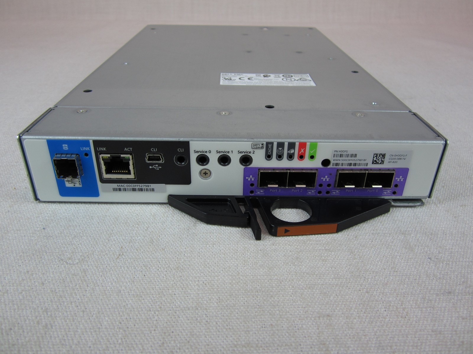 Dell H0GFG 4-Port 10G iSCSI / 16Gb/s FC SFP+ Controller ME4012 ME4024 ME4084