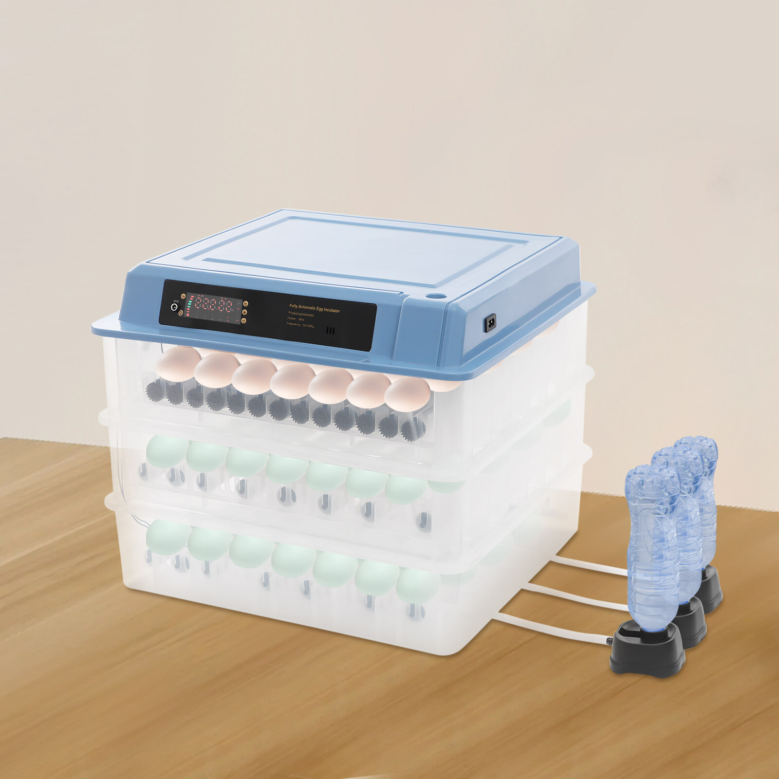 192 Egg Automatic Eggs Incubator Poultry Hatcher Digital Egg Incubating Machine