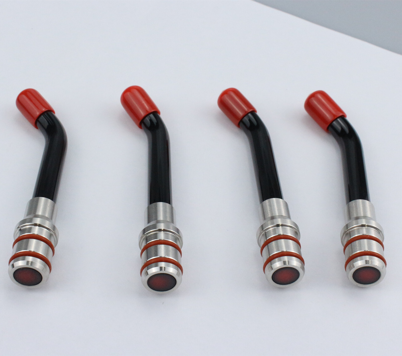 4Pcs Universal Dental Curing Light Guide Tips 12MM Optical Fiber Guide Rod Tips