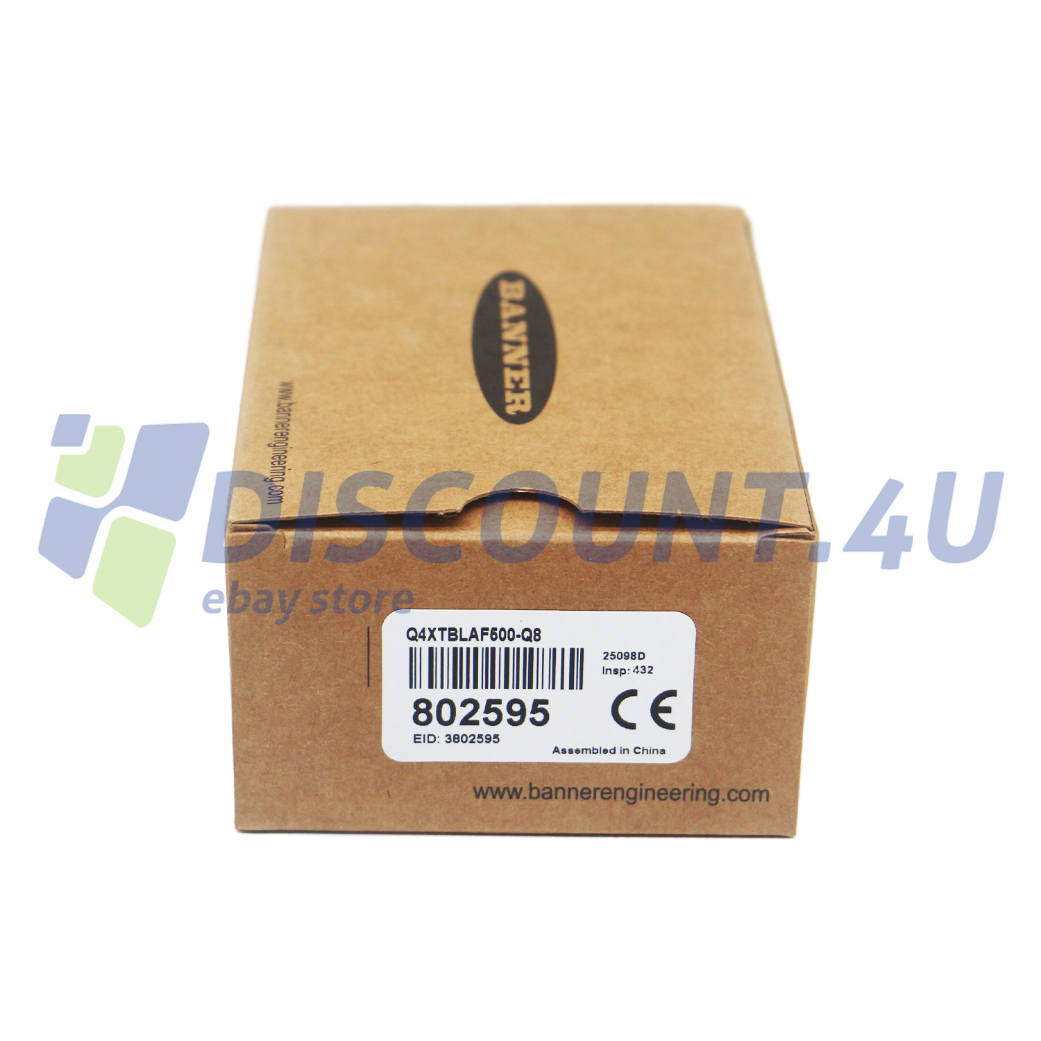 NEW BANNER Q4XTBLAF500-Q8 Photoelectric Sensor Fast shipping 10-30V dc US STOCK
