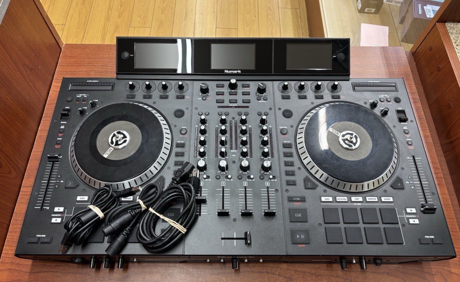 Numark NS7III Serato 4-Channel Motorized DJ Controller and Mixer with Display