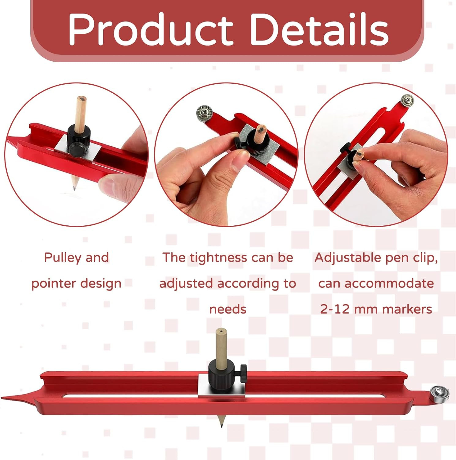 Precise Contour Scribe Tool,Scribe Tool,Contour Gauge Tool with Lock,Scribing