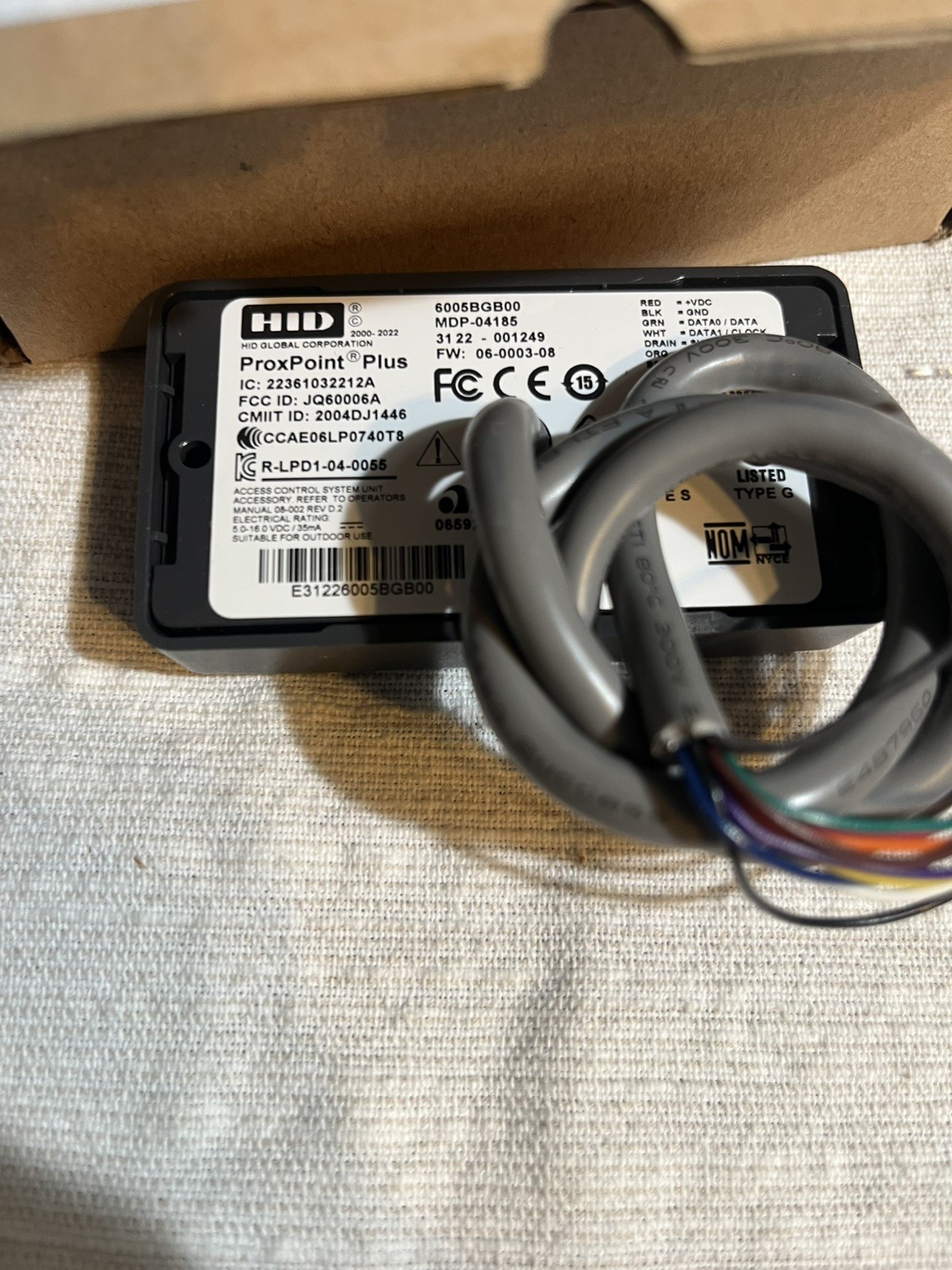 HID 6005BGB00 MINI MULLION READER