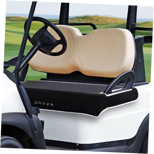 Waterproof Golf Cart Seat Cover – EZGO TXT RXV/Club Car DS Precedent – Black