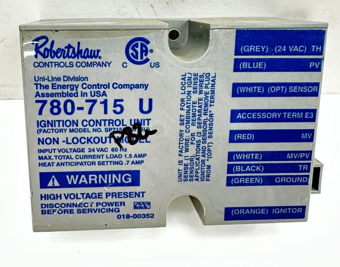 Robertshaw 780-715 U Ignition Control Unit used #P82