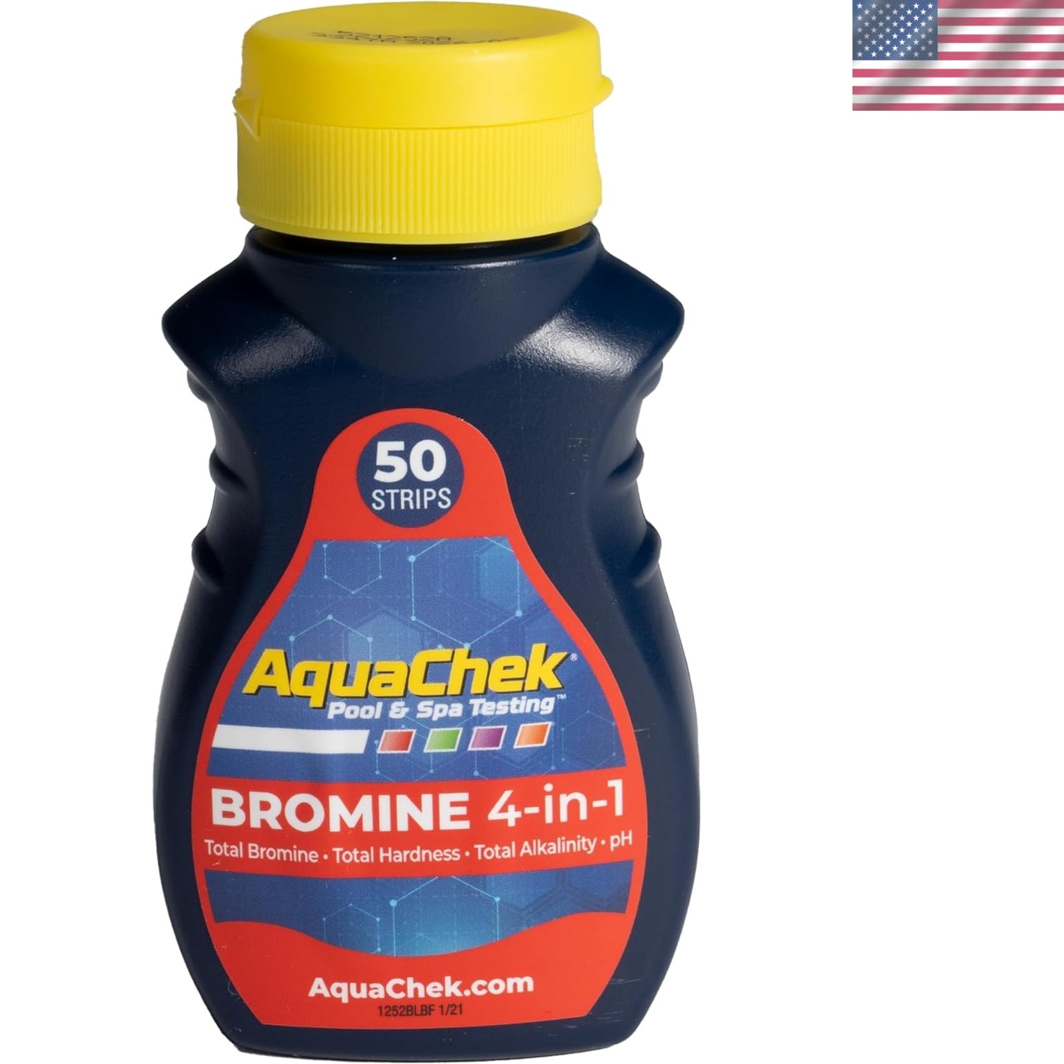 50 Bromine  Strips for Hot Tub - Accurate 4-Way Water Testing Made in USA