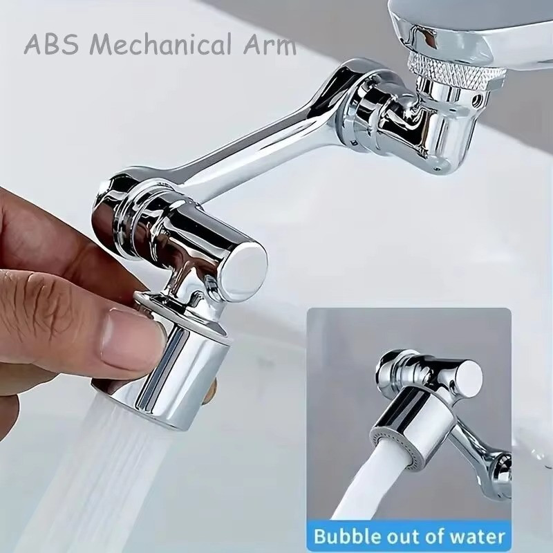 2Pack Universal 1080° Swivel Extension Faucet Aerator Rotate Robotic Arm Kitchen
