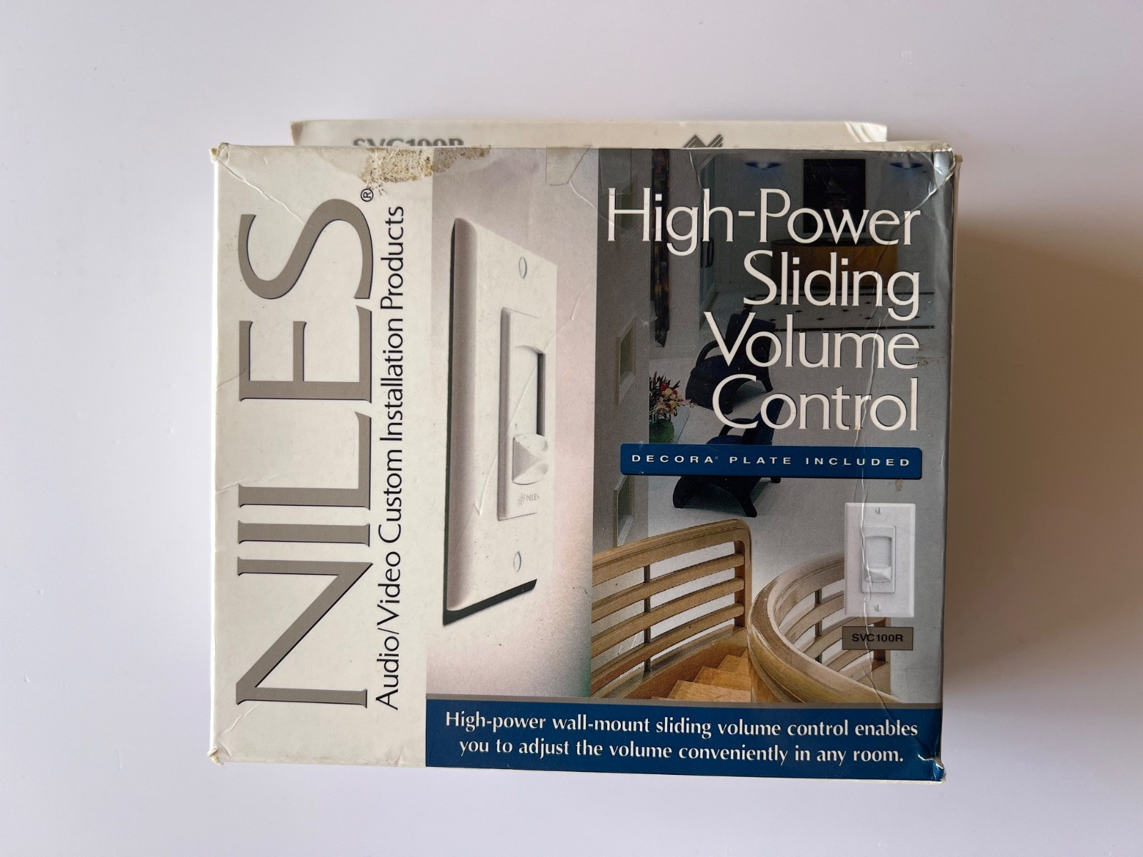 Niles SVC 100R Black High-Power in Wall Stereo Sliding Volume Control NEW