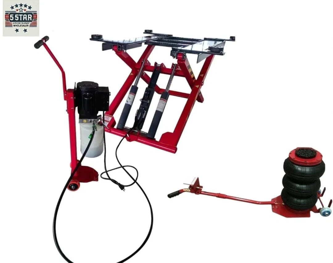 6,000 Lbs MID RISE 48" High  Vehicle Scissor Lift  MECHANIC LIFT HOIST