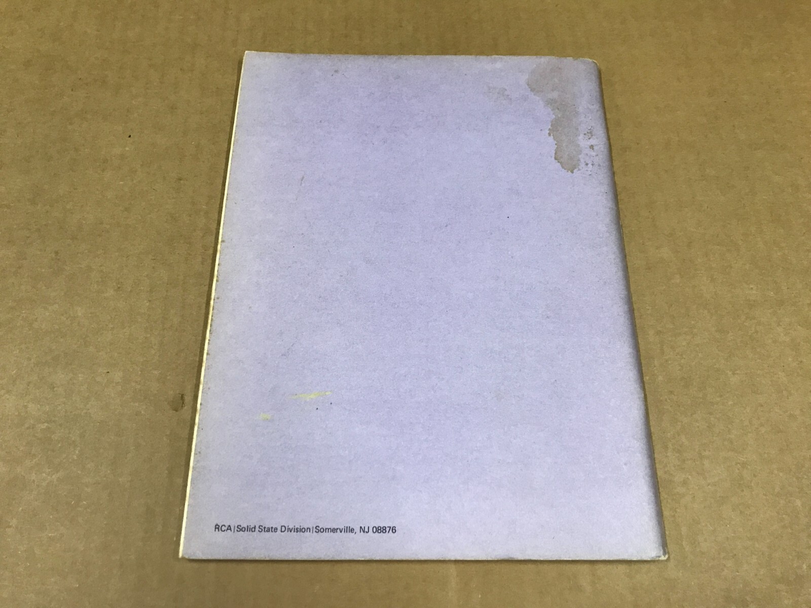 VTG RCA Solid State - Understanding CMOS, CPI-279 Manual