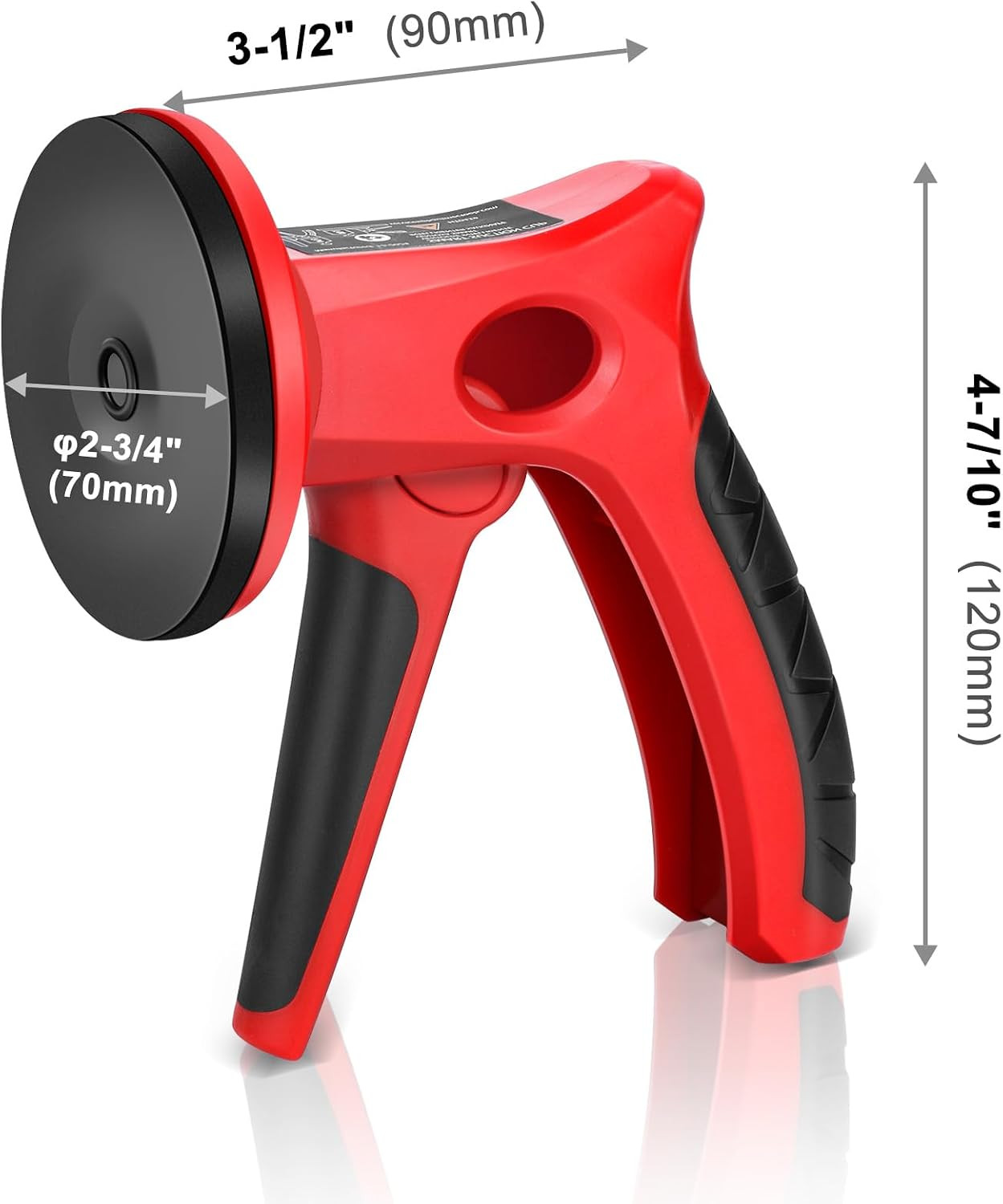 HAUTMEC 2 Pack Pistol Grip Suction Cup – Compact Suction Lifter with Quick Relea