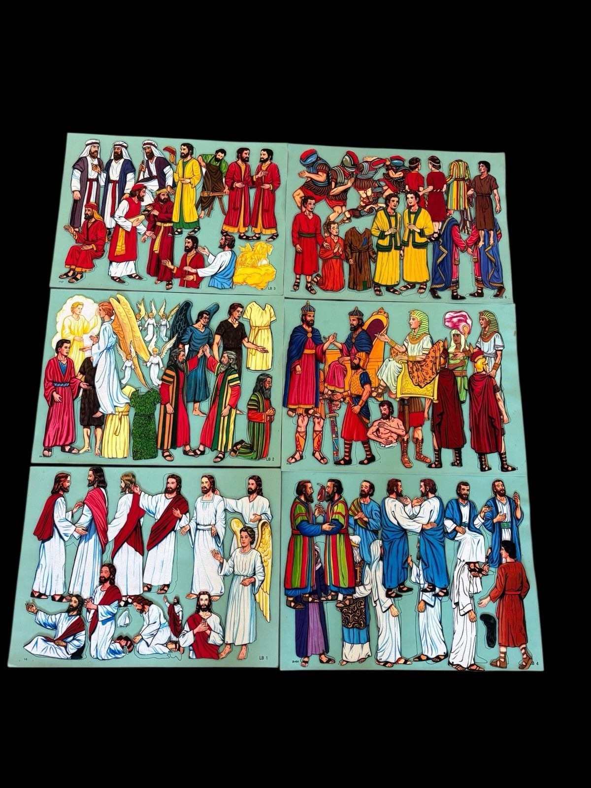 BETTY LUKENS THROUGH THE BIBLE IN FELT LARGE EDITION COMPLETE SET EXTRAS PRECUT