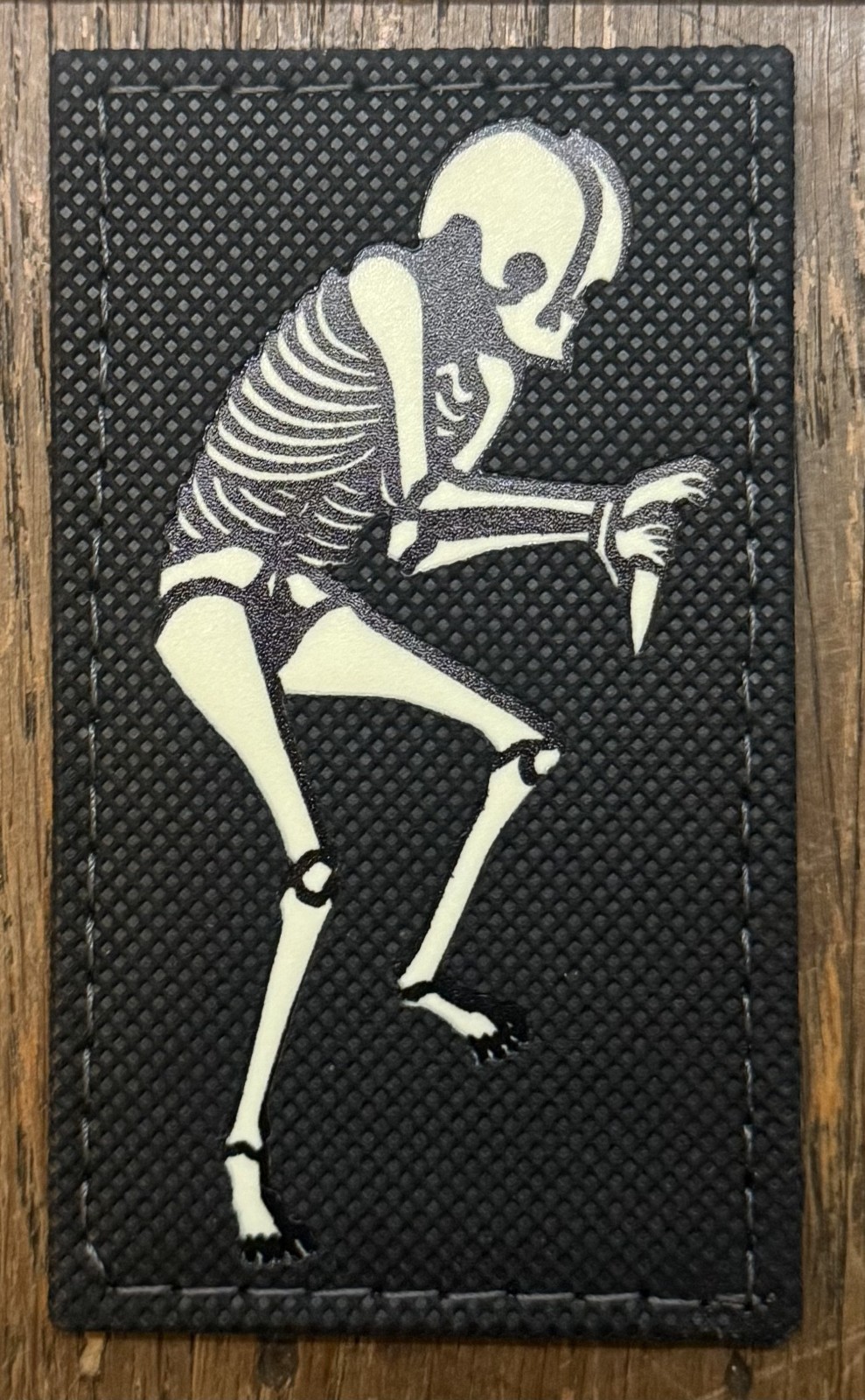 Ed’s Manifesto "Sneakreaper" Laser Cut Glow In The Dark Patch
