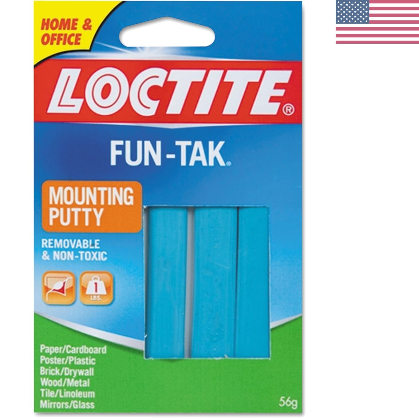 Fun-Tak Mounting Putty, 2 oz, Blue
