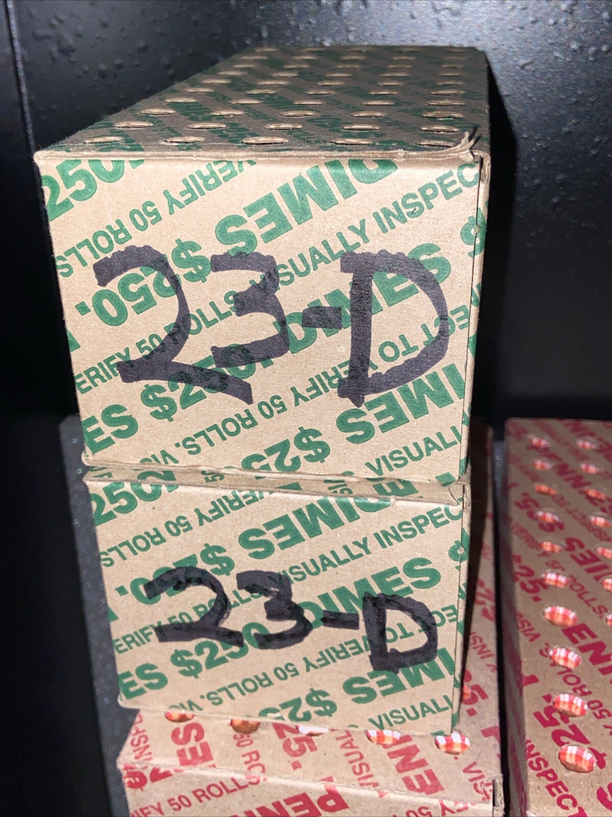 2023 D Denver Mint Roosevelt Dime Uncirculated Loomis Box 50 Rolls $250 FV