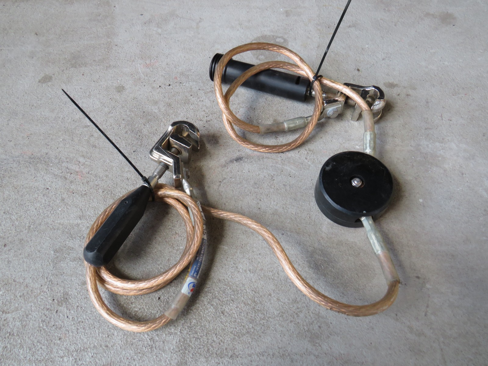 RAGNAR STALSKOG 3-Leg 1/0 Ground Set Cluster C600-2100 Clamp High voltage WIND