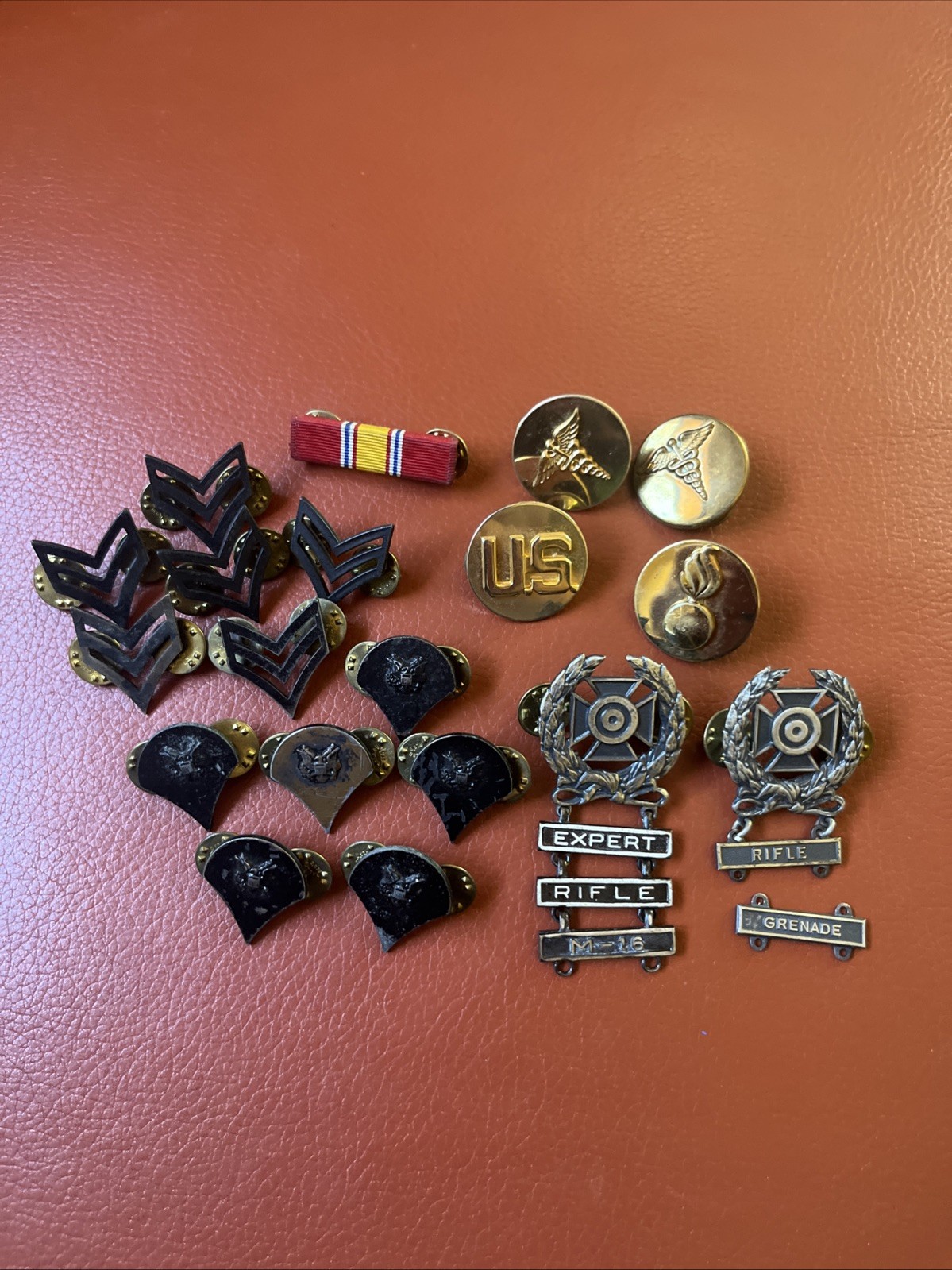 Misc Army Pins Lot Expert Marksman X2 Plus Other