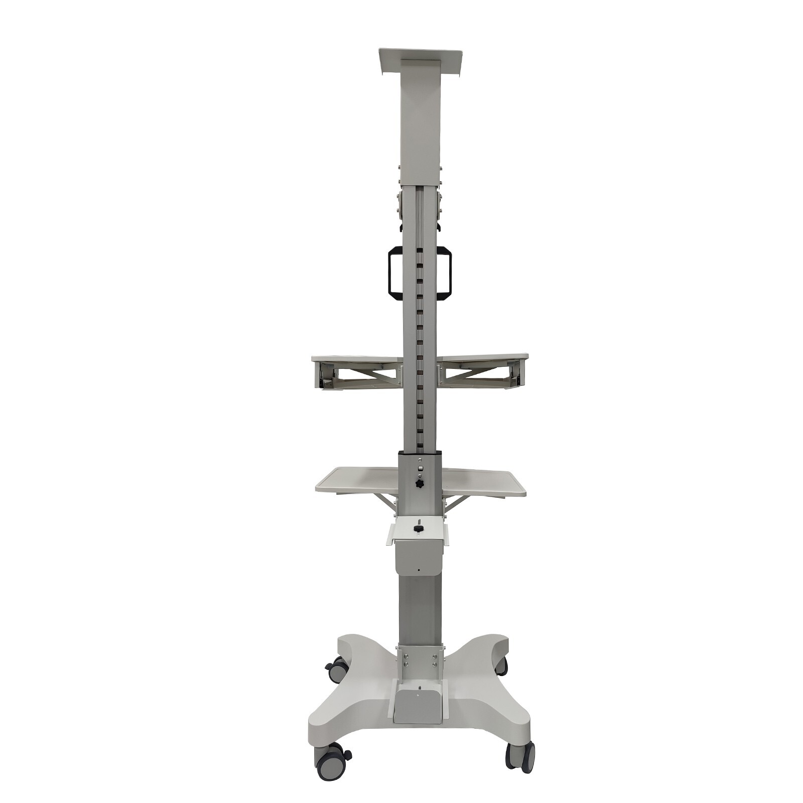 Floor Stand Movable Workbench Computer Cart Mobile Workstation Monitors Support