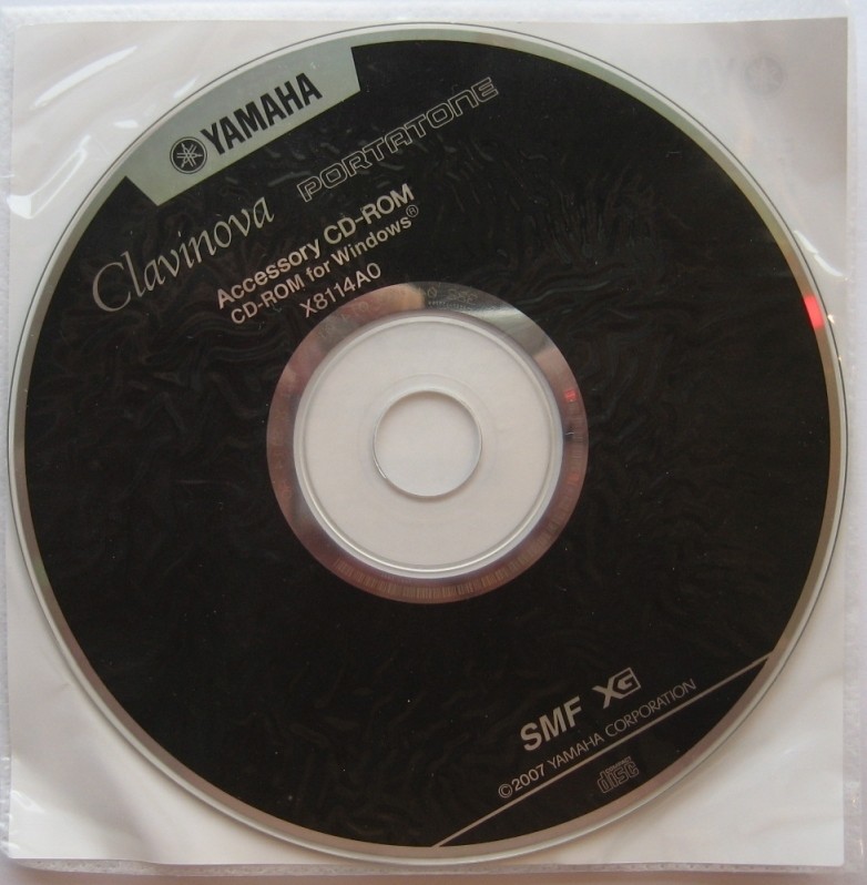 Yamaha Clavinova Portatone Accessory CD-ROM for Windows, in it's Sleeve