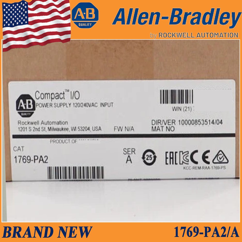 New AB 1769-PA2 Ser A Compact Power Supply 1769PA2 Input Module US Same Day Ship