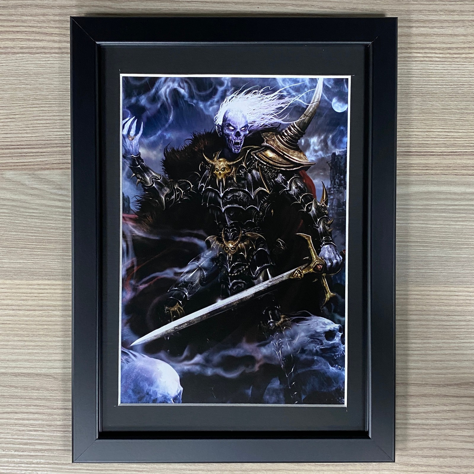 VLAD VON CARSTEIN FRAMED ART VAMPIRE COUNTS CLINT LANGLEY UNDEAD WARHAMMER AOS