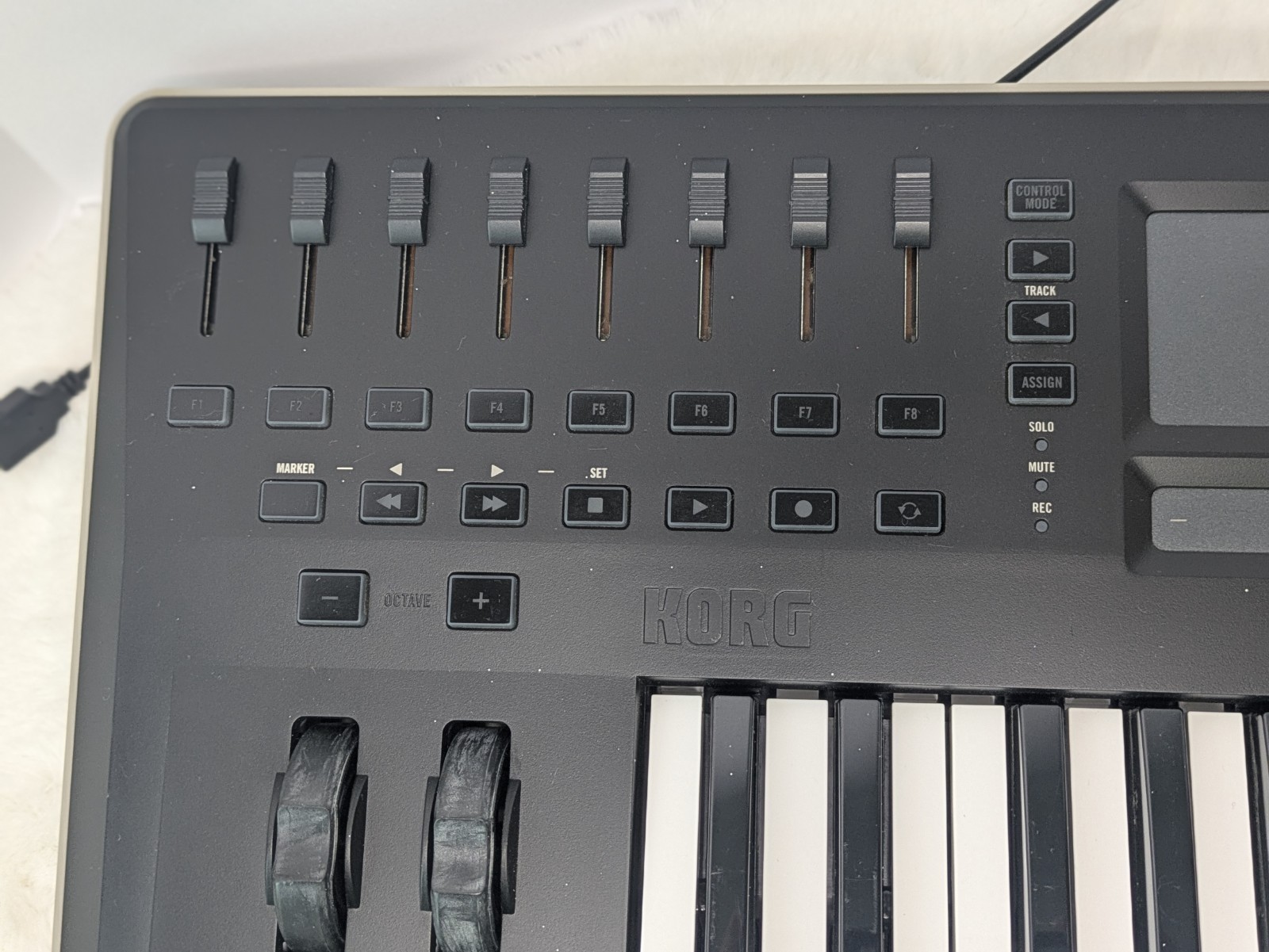 Korg taktile-25 USB MIDI Keyboard Controller 25-Key Touch Pad Tested Works