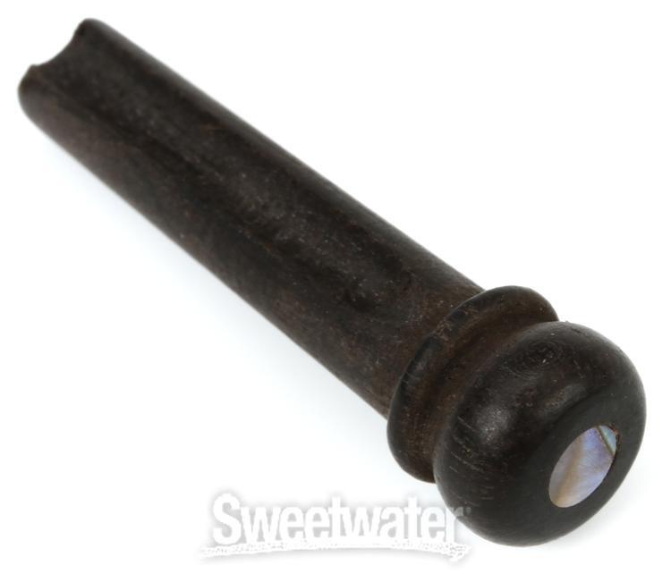 Taylor Ebony Bridge Pins with Abalone Dots