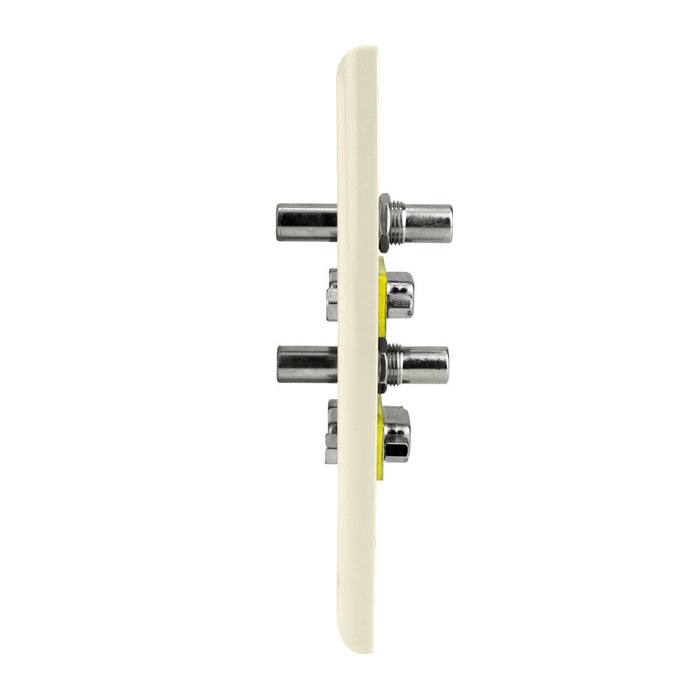 Construct Pro VGA + 3.5mm Dual Audio Wall Plate (Light Almond)