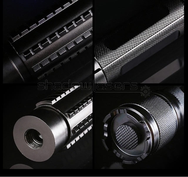 LMX6G Adjustable Focus GR Laser Pointer 520nm Visible Beam Light Charger+Case