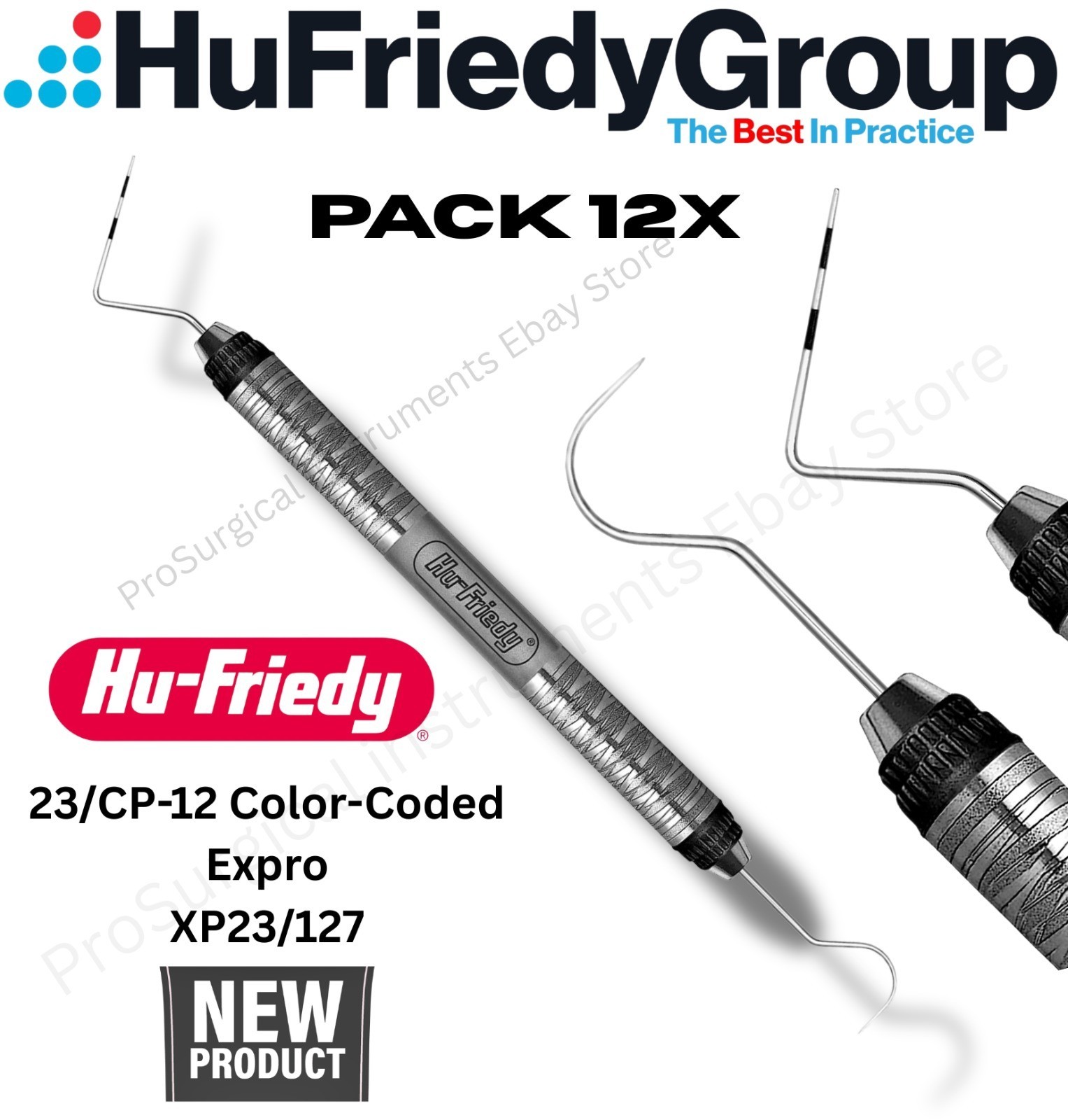 Hu-Friedy XP23/127 Double End #23/CP-12 Expro Explorer Probe