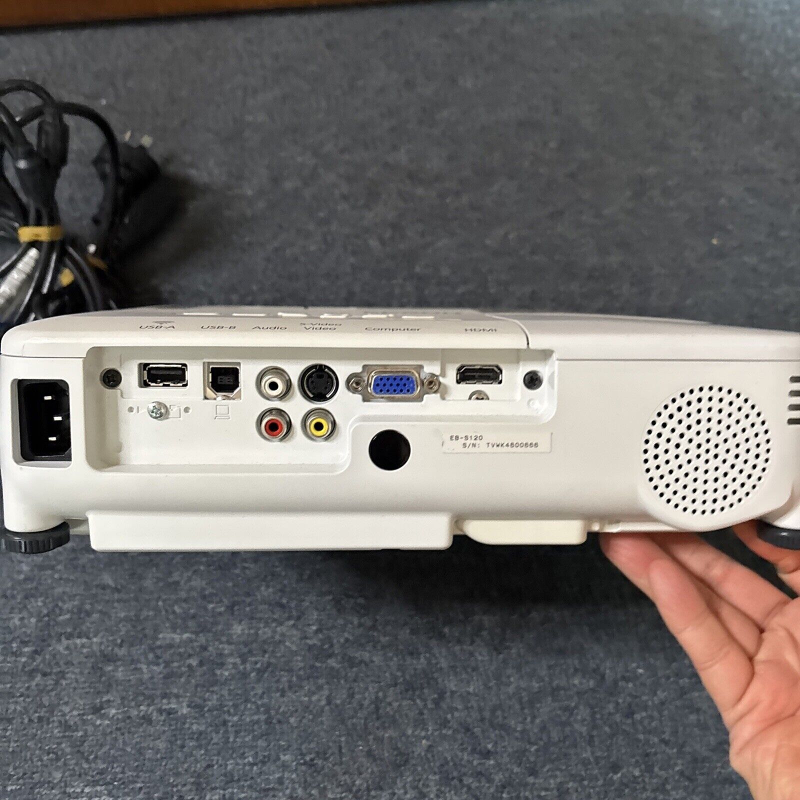 Epson EB-S120 LCD Projector HDMI VGA S-Video