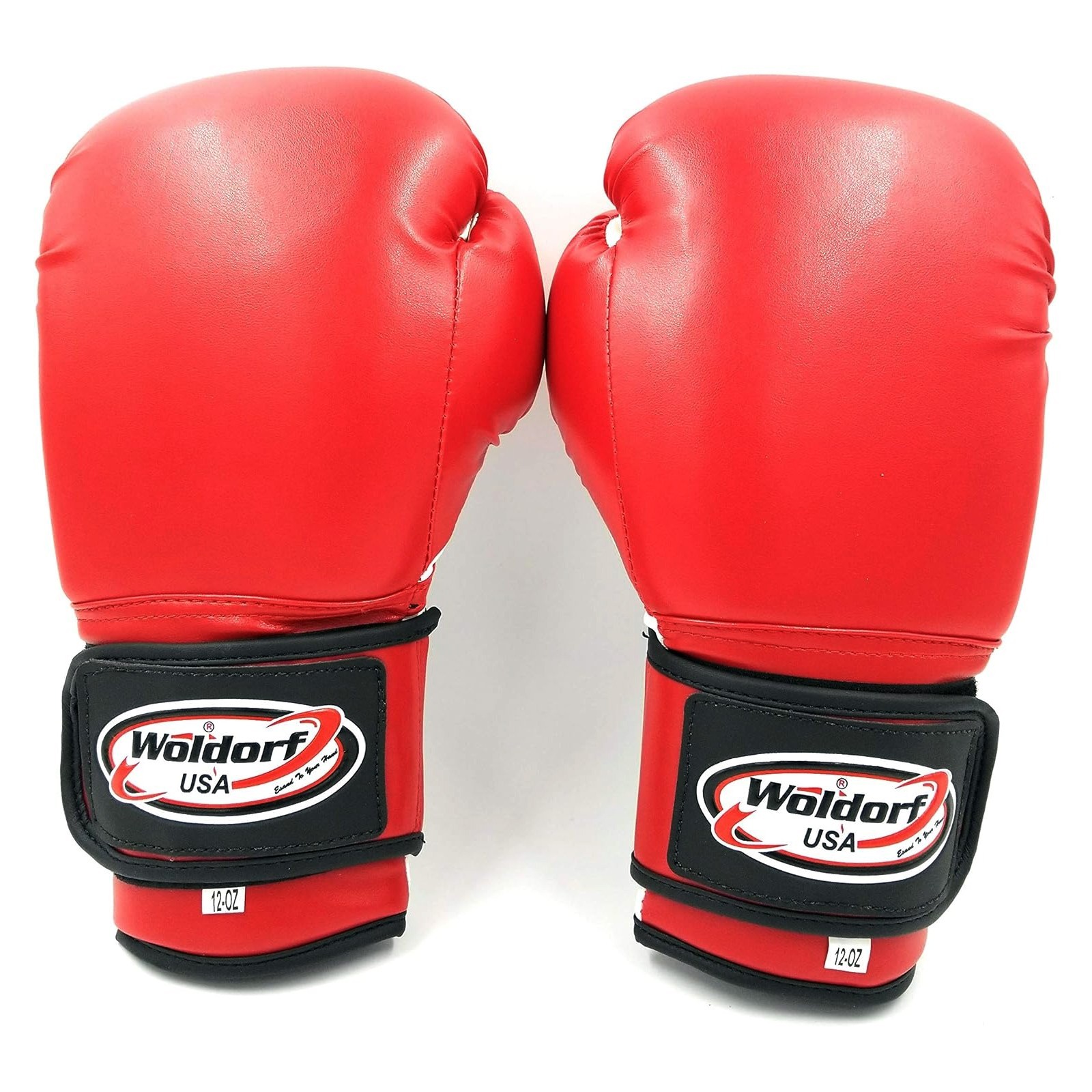 Boxing Gloves Vinyl Red Training Sparring Kickboxing MMA Heavy Bag Gloves Adult