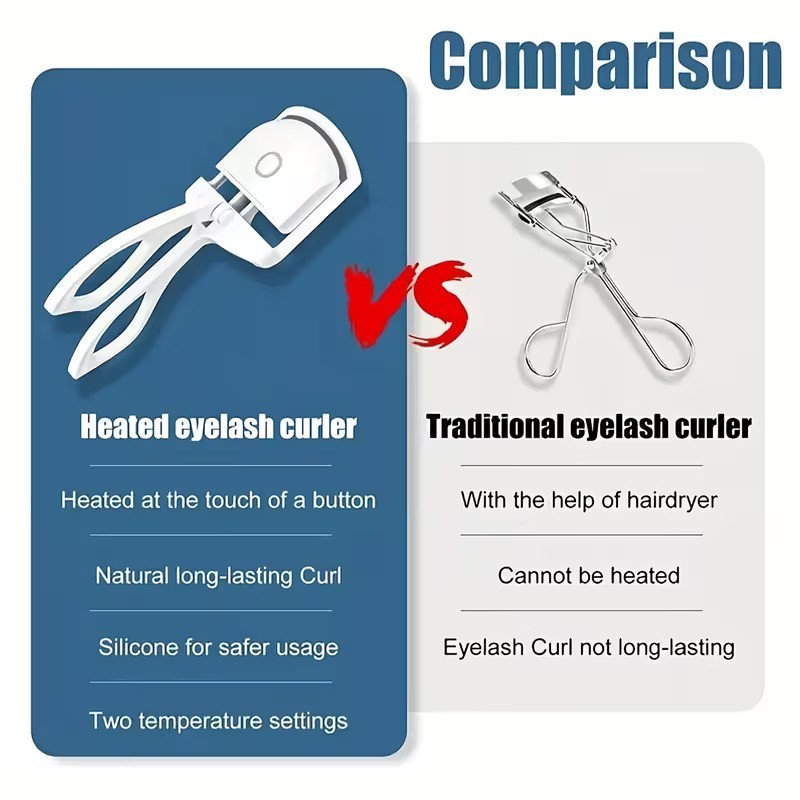 Eyelash Curler Electric USB Charging Beauty Device for Eyelashes Curling