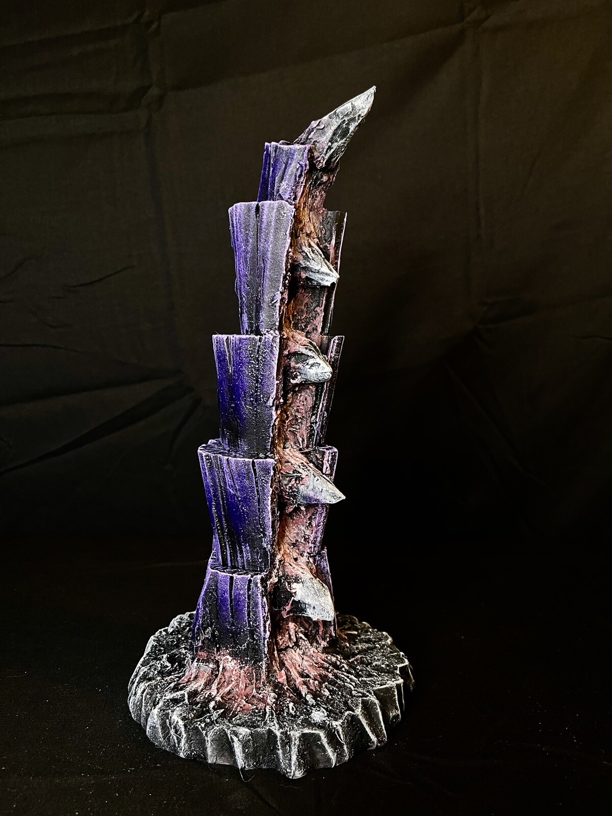 Alien Wargaming Terrain Compatible With Warhammer 40K Fully Painted Set
