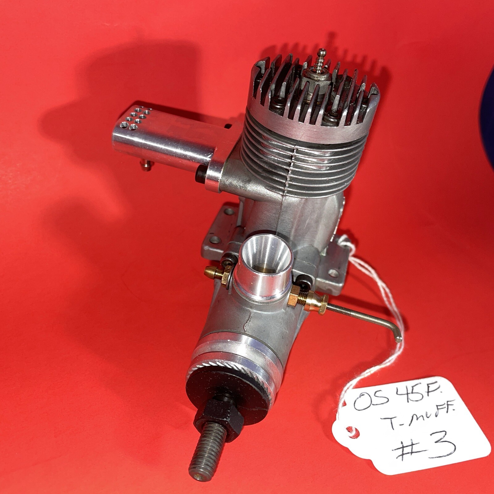 OS 45F C/L ENGINE COMPLETE WITH T-MUFFLER #3