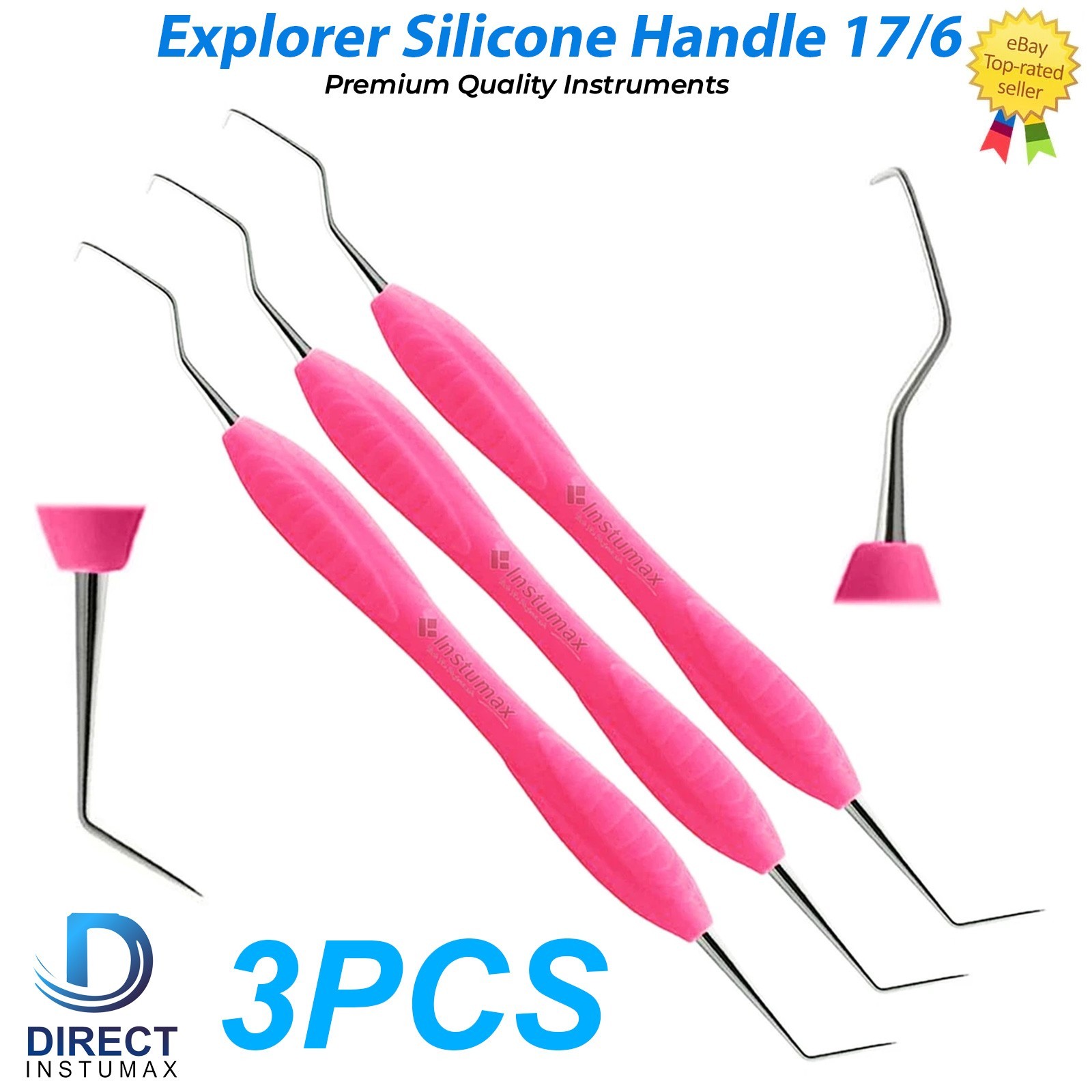 Dental Diagnostic Explorer #17/6 Professional Dental Hand Instrument