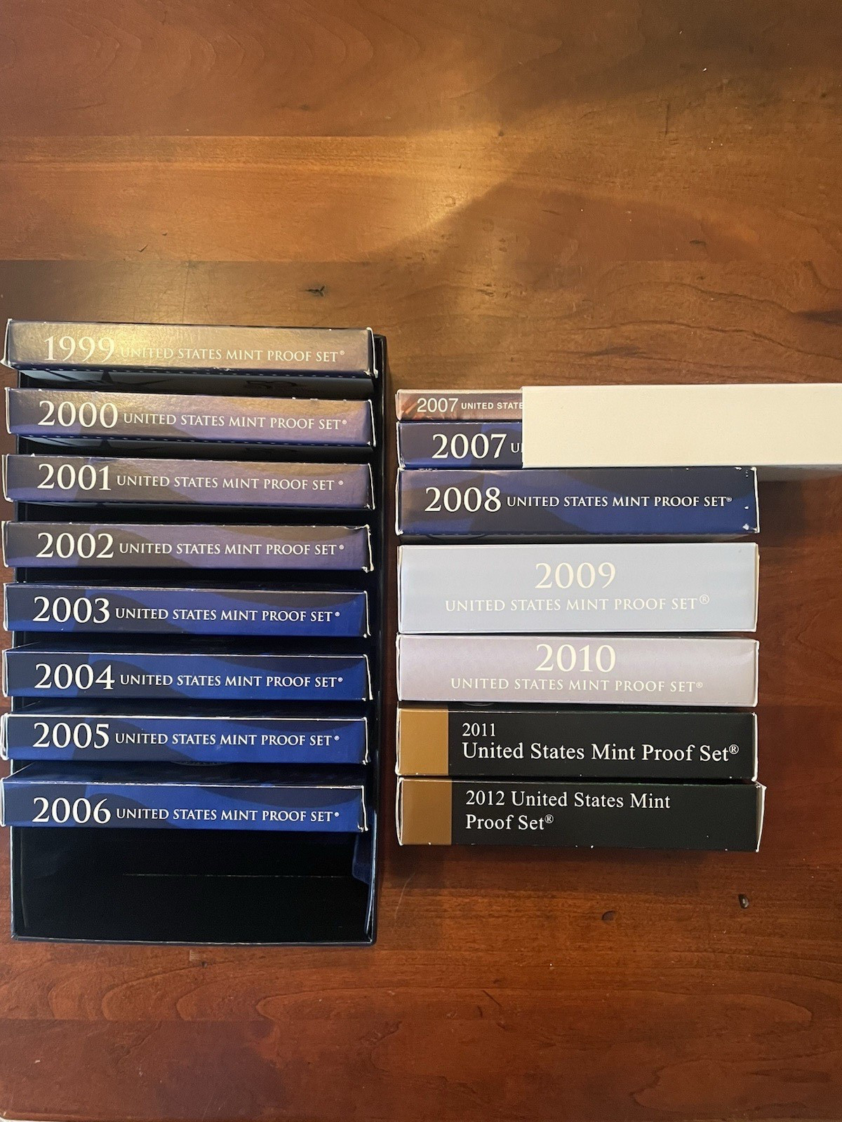 1999-2012 S Proof Sets with Boxes & COAs, OGP With Mint Box - 169 Coins 14 Sets