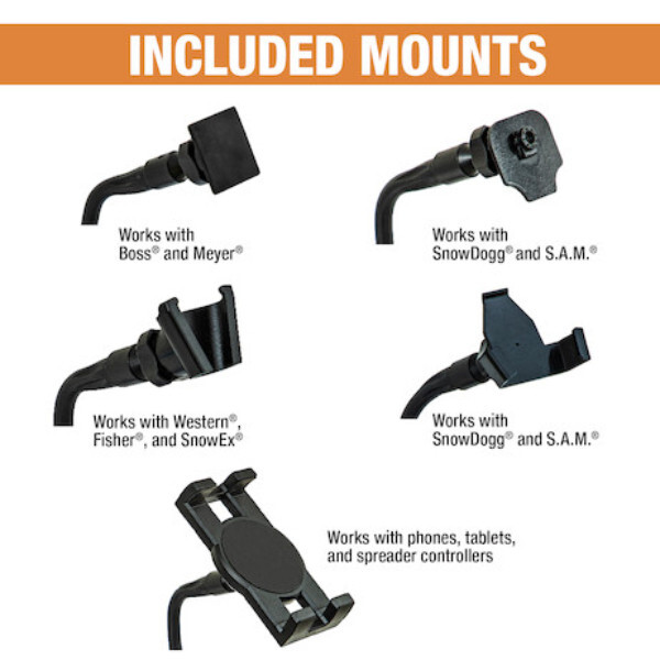 Buyers 1306890 SAM Universal Snow Plow Controller Cup Holder Mount Kit
