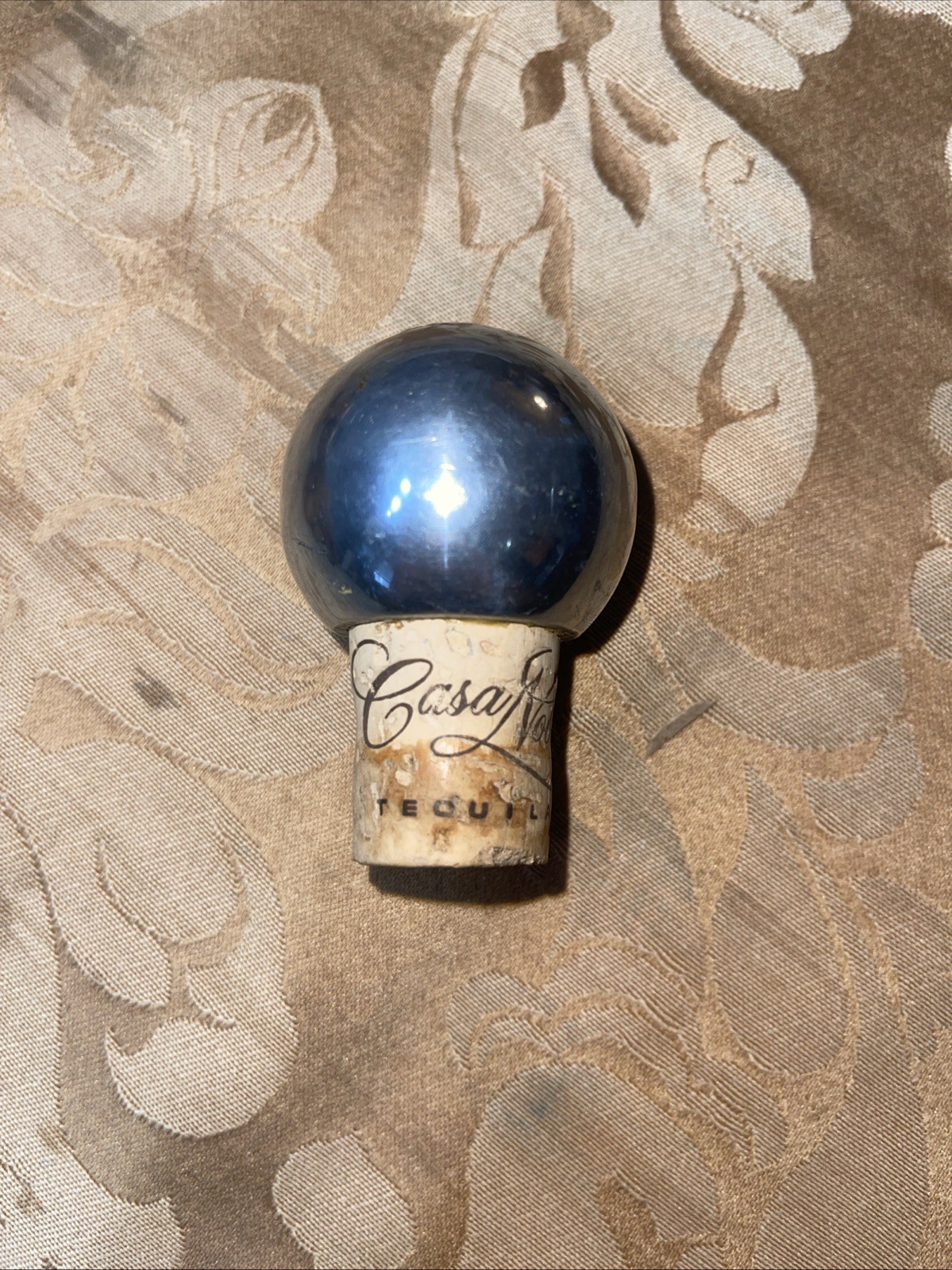 CASA NOBLE TEQUILA Cork With Metal Steel On Top Collectible Crafts