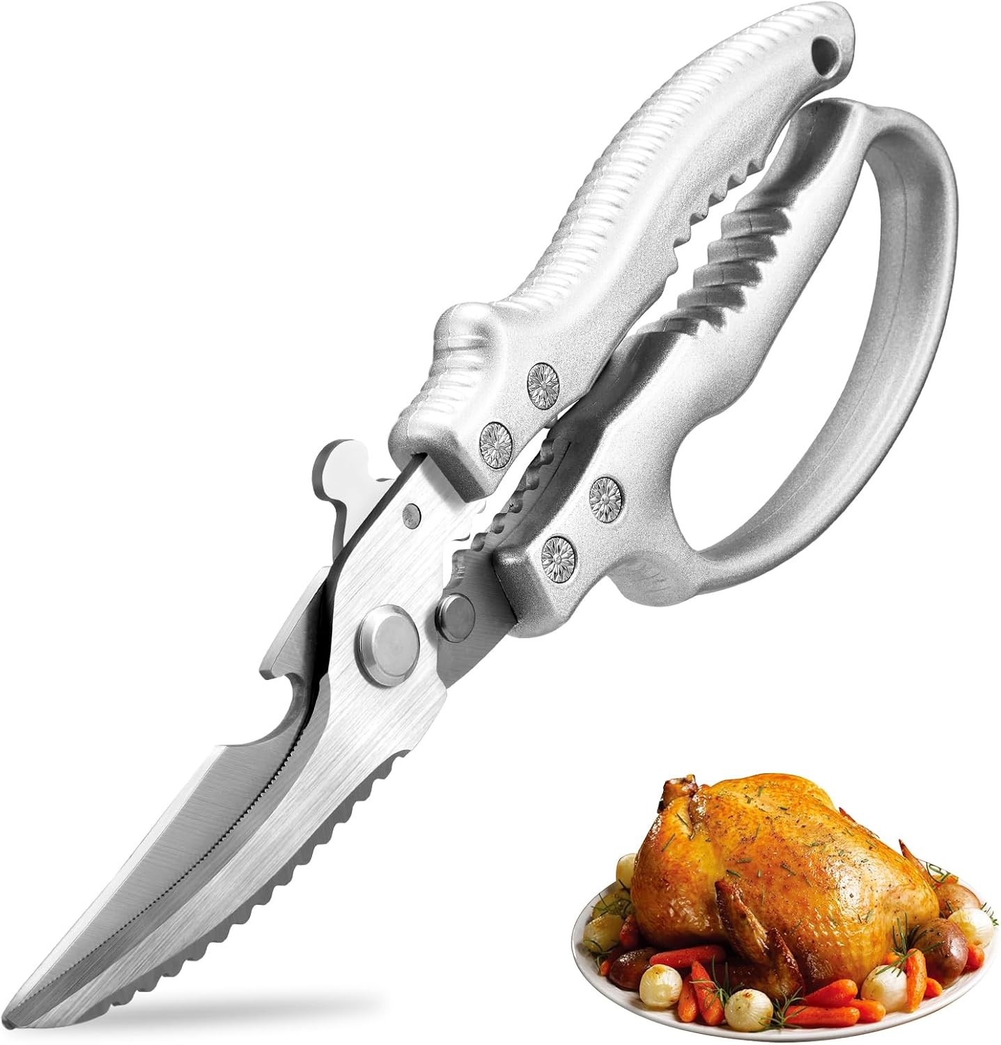 Heavy Duty Kitchen Scissors Poultry Shears for Meat Bone Chicken Fish