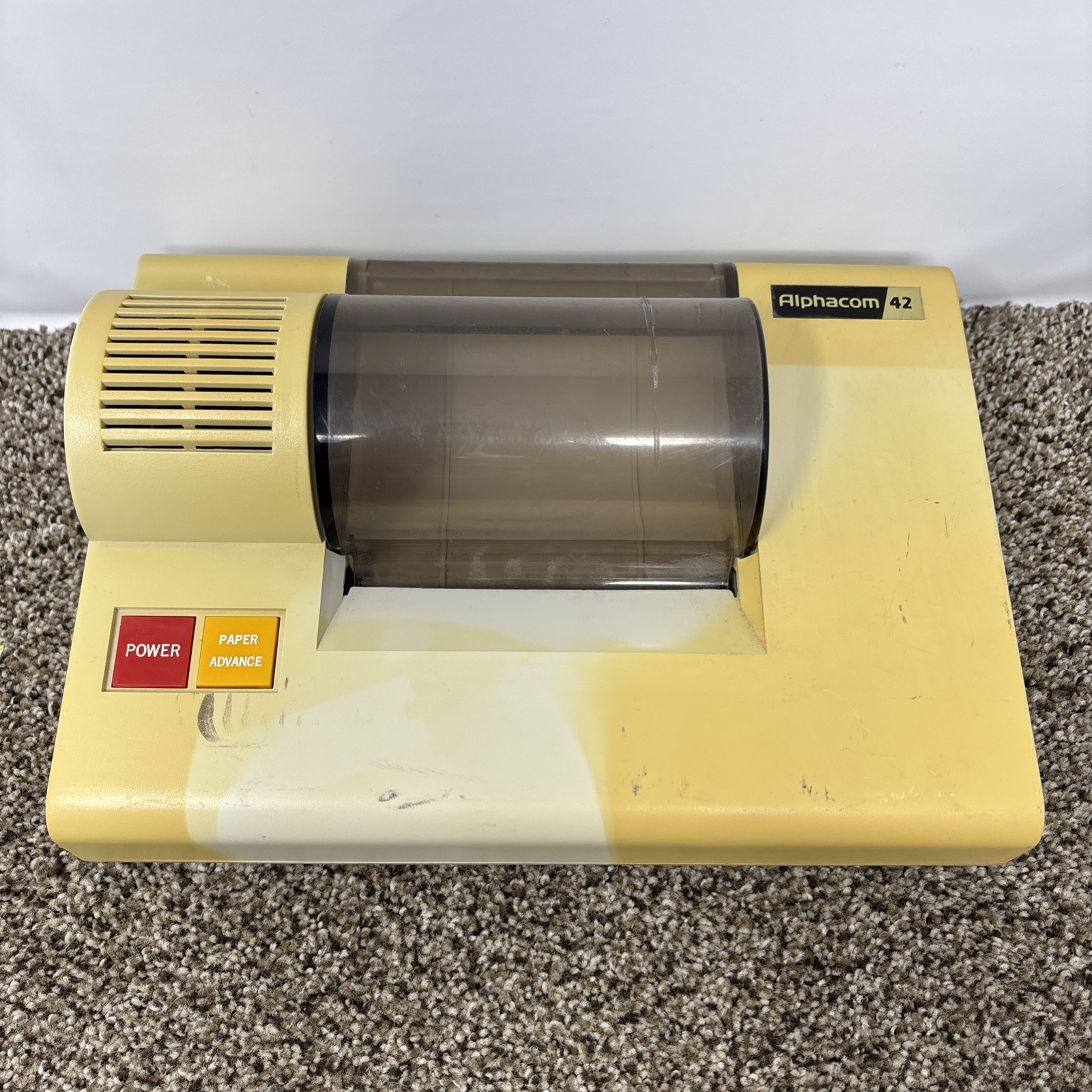 Atari 800 Computer Alphacom 42 Thermal Printer 40 Colum AS IS FOR PARTS!!!