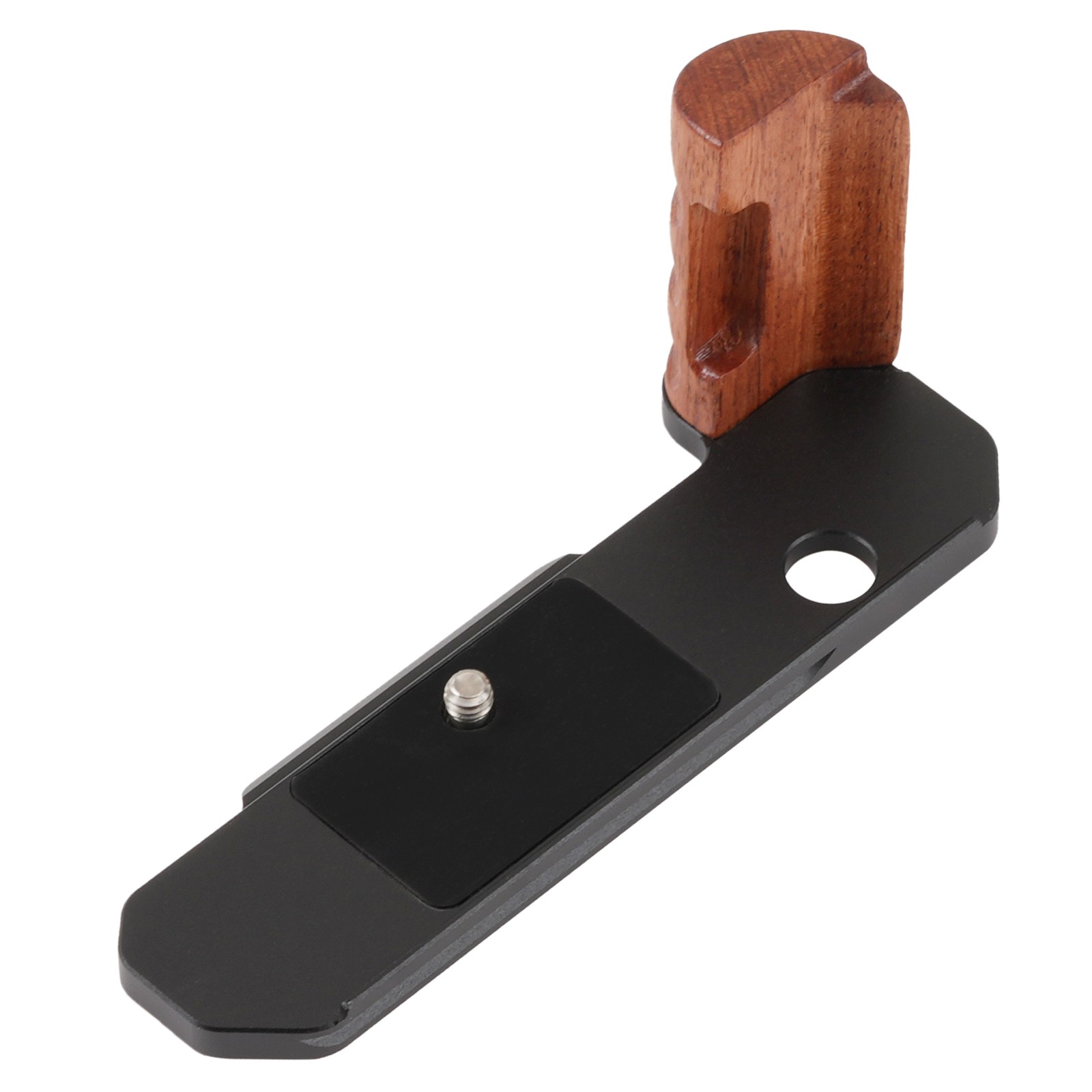 Wooden Vertical Handle Grip Quick Release L Bracket For Nikon FM2 Camera Black