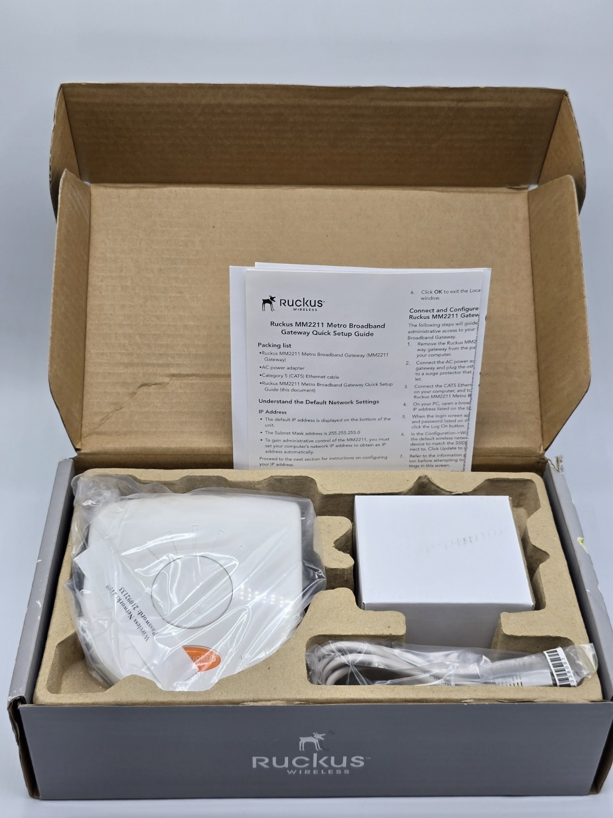 Ruckus Wireless Metro Media Flex Broadband Access Gateway - MM2211-DZ-US