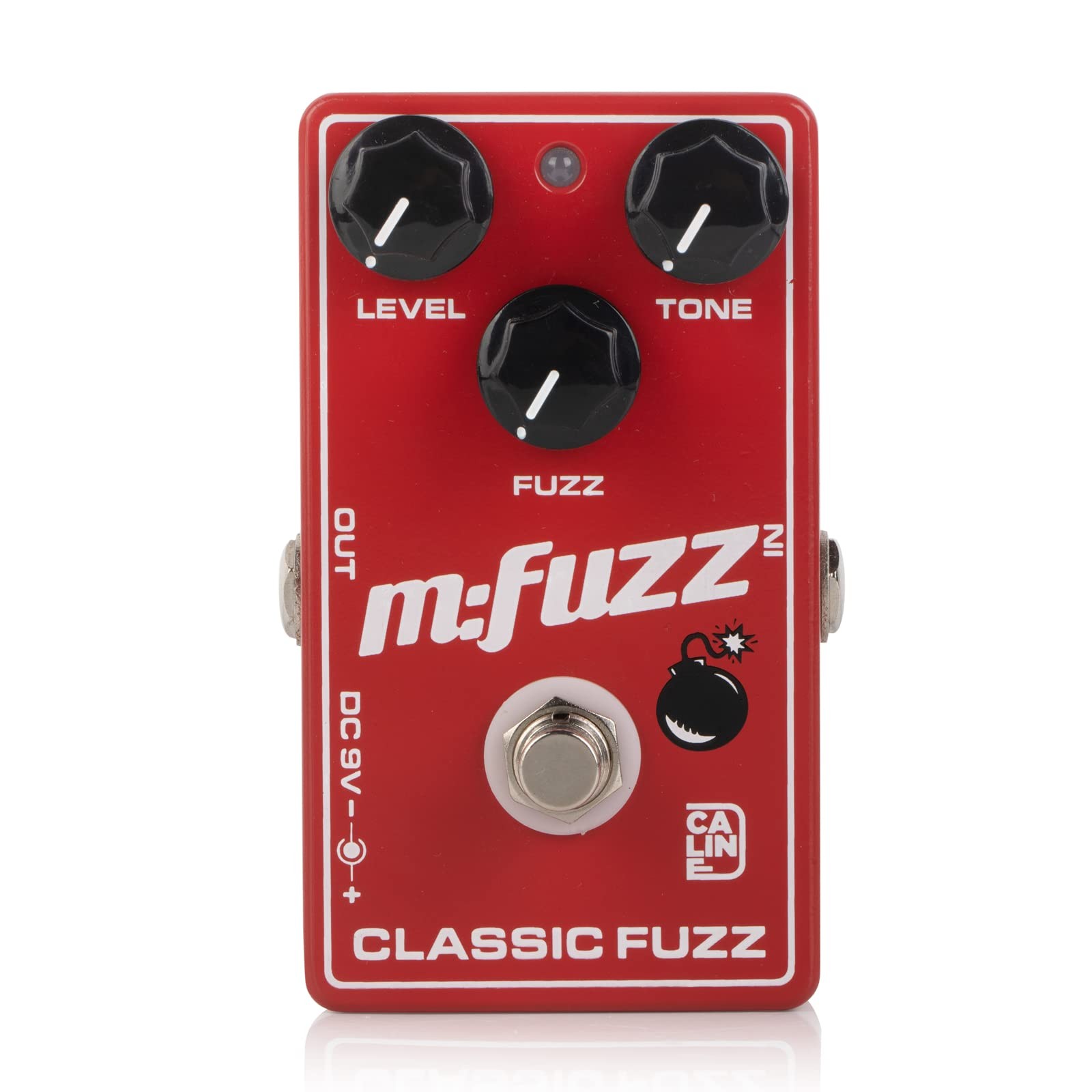 Red Fuzz Guitar Effect Pedal Classic Fuzz True Bypass Distortion Tone Control