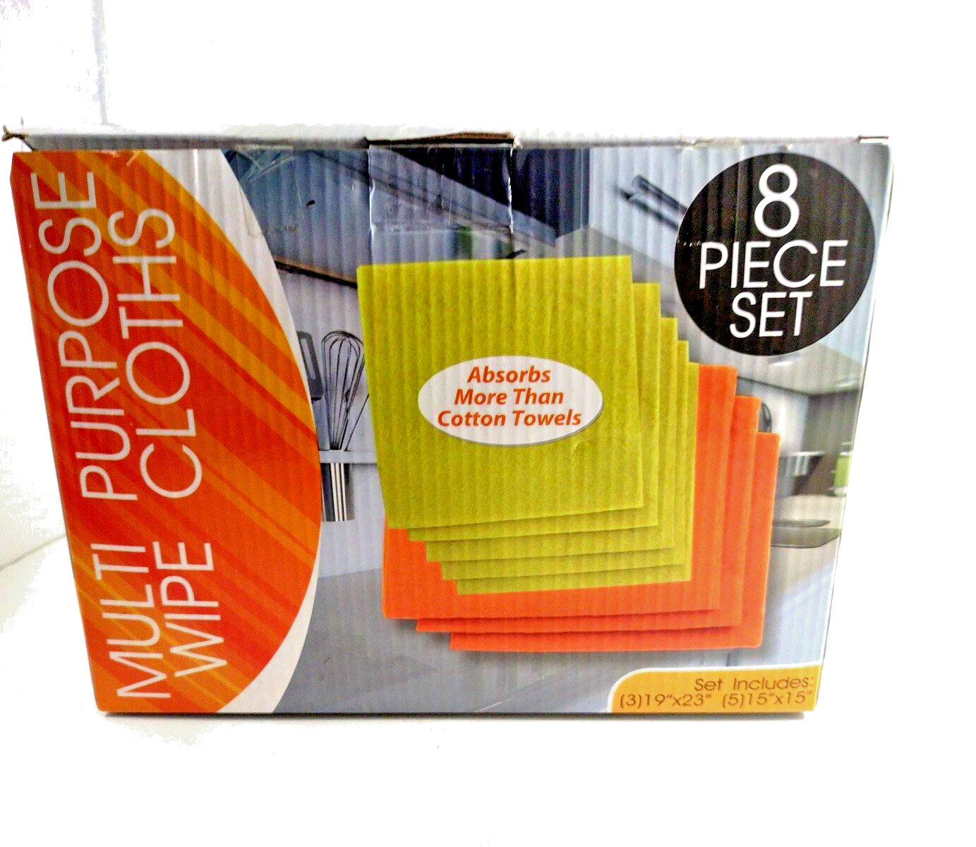 Microfiber Multi Purpose Cleaning Cloths Window Cleaner Towel Car 8pc